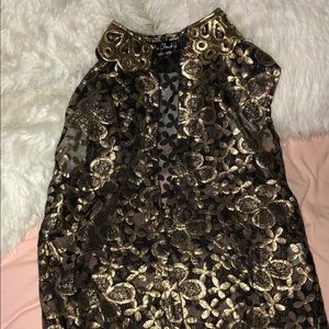 GOLD MESH VEST 💓